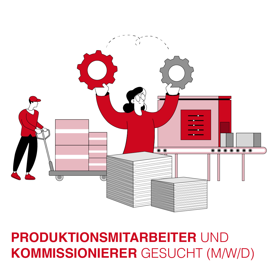 Produktionsmitarbeiter und Kommissionierer gesucht